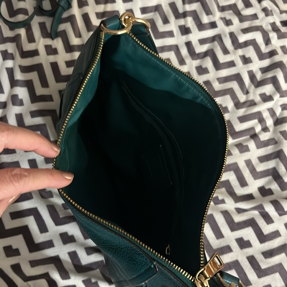 Jade Green and Gold Coach Bag - Picture 2 of 6